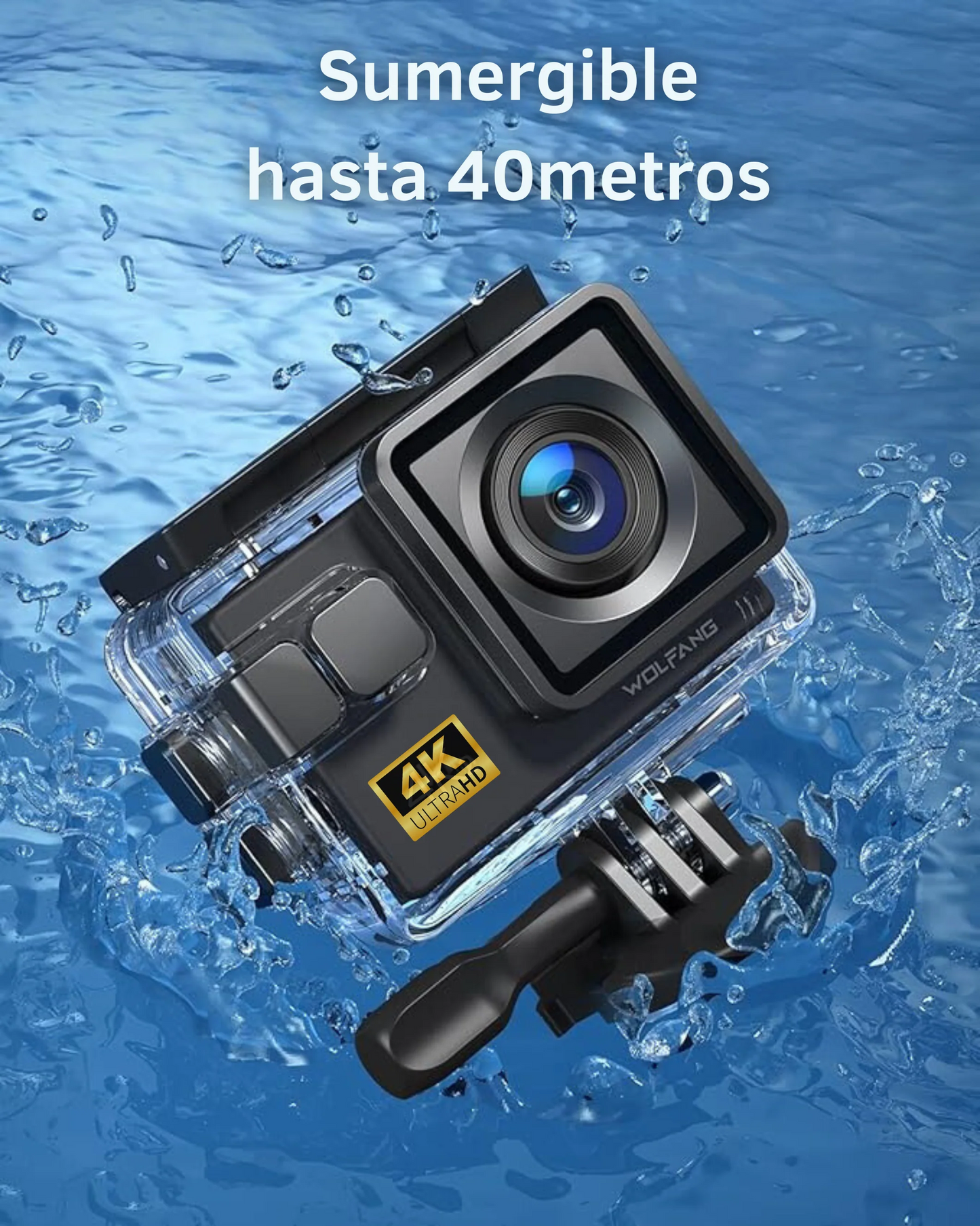 Cámara Deportiva 4K Ultra HD