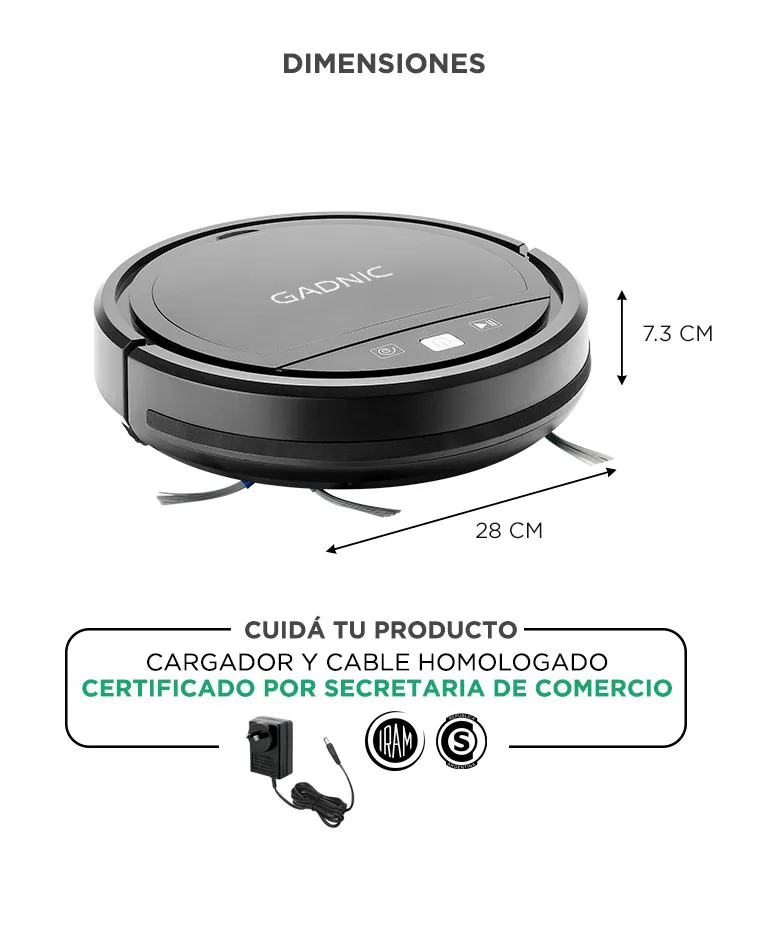 Aspiradora Robot Gadnic Z2000