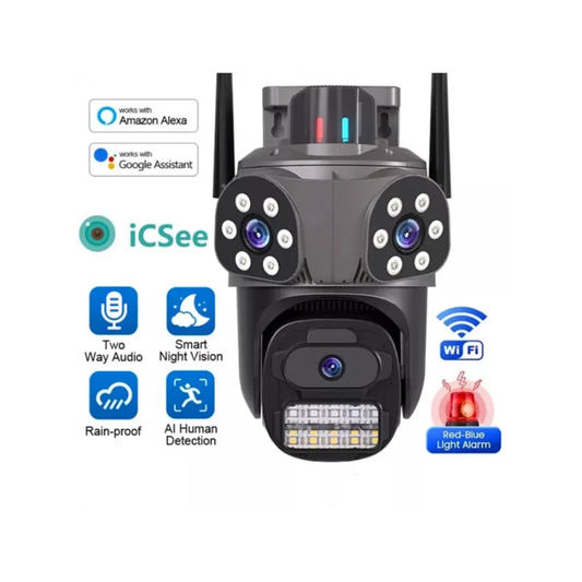 Cámara de Seguridad WiFi SXT™ con Visión HD y Audio Bidireccional