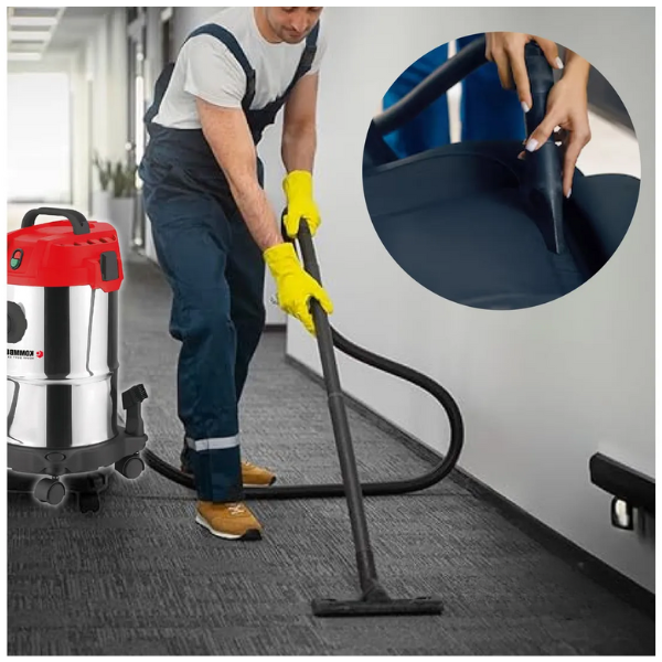 Aspiradora de Tacho 15L Kommberg – Potencia y versatilidad