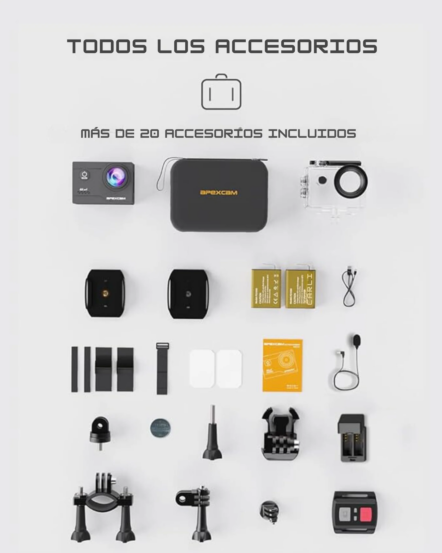 Cámara Deportiva 4K Ultra HD