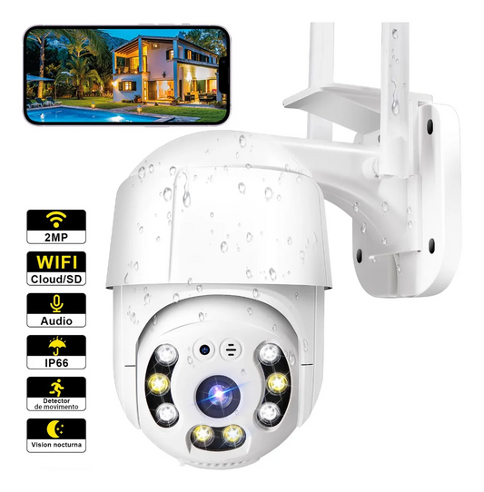 Cámara De Seguridad Interior Externa Wifi Hd 1080p